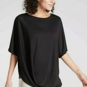 Athleta Black Dolman T Shirt. Size XS
